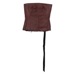 DRKSHDW Strapless Structured Bustier Top Women RED T-Shirts & Tops